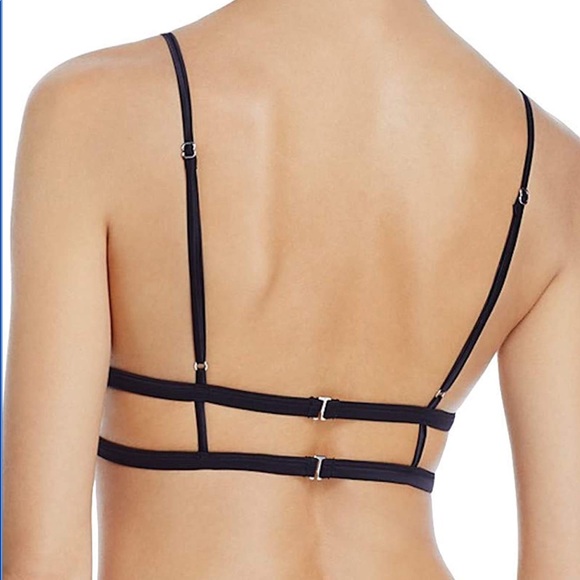 KENDALL + KYLIE | Shine Sheer Triangle Silver Bra - Picture 9 of 10